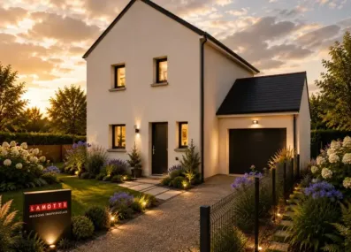 Image du modèle de maison ANEMONE 85m² ARDOISE_Nuit
