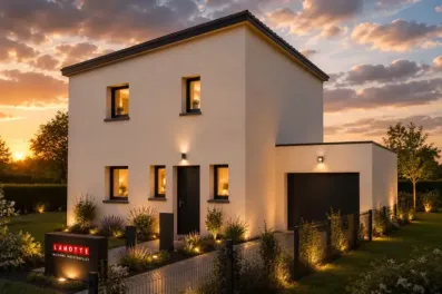 Image du modèle de maison ANEMONE 95m² MONOPENTE_Nuit