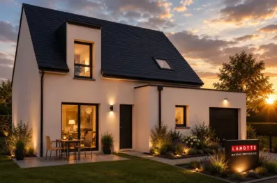 Image du modèle de maison ARMOISE 95m² ARDOISE + GGE BAC_Nuit