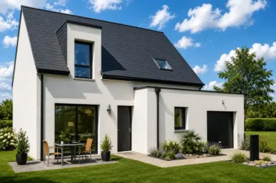Image du modèle de maison ARMOISE 95m² ARDOISE + GGE BAC_Jour