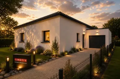 Image du modèle de maison GIRELLE 95m² MONOPENTE + GGE BAC_Nuit