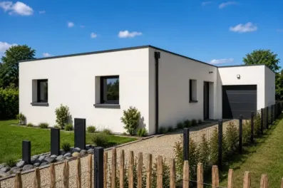 Image du modèle de maison GIRELLE 95m² TOIT TERRASSE + GGE BAC_Jour