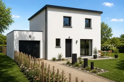 Image du modèle de maison LAGON 85m² MONOPENTE + GGE BAC_Jour
