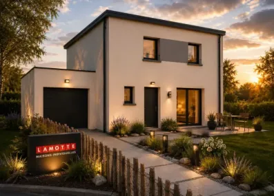 Image du modèle de maison LAGON 85m² TOIT TERRASSE + GGE BAS_Nuit