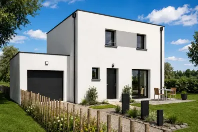 Image du modèle de maison LAGON 85m² TOIT TERRASSE + GGE BAS_Jour