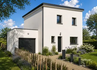 Image du modèle de maison LAGON 95m² MONOPENTE + GGE BAC_Jour
