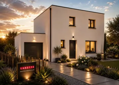 Image du modèle de maison LAGON 105m² TOIT TERRASSE + GGE BAC_Nuit