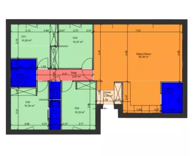 Image du modèle de maison PLAN-RDC