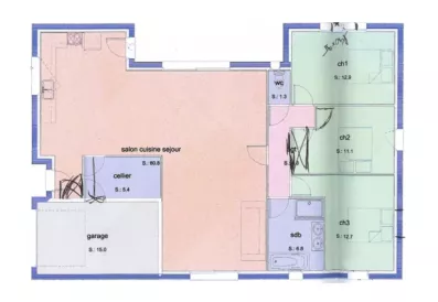 Image du modèle de maison PLAN-RDC