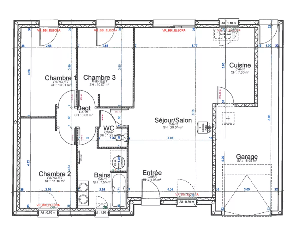 Image du modèle de maison PLAN-RDC