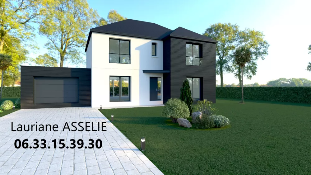 Image du modèle de maison maison en L 130.150m² avc toiture GA.png
