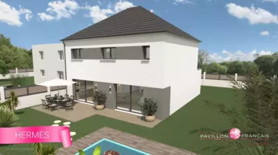 Image du modèle de maison 4 • Hermès 140 (CH+GI)