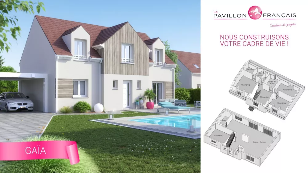 Image du modèle de maison 1 • Gaïa 125 - 135 - 150