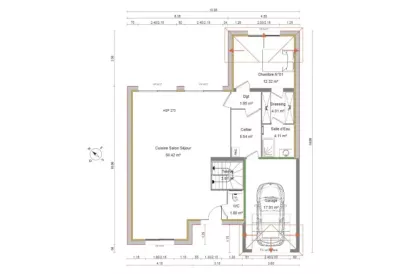 Image du modèle de maison PLAN RDC