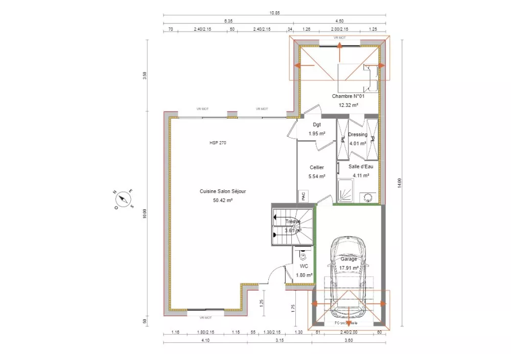 Image du modèle de maison PLAN RDC