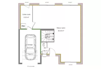 Image du modèle de maison Plan RDC