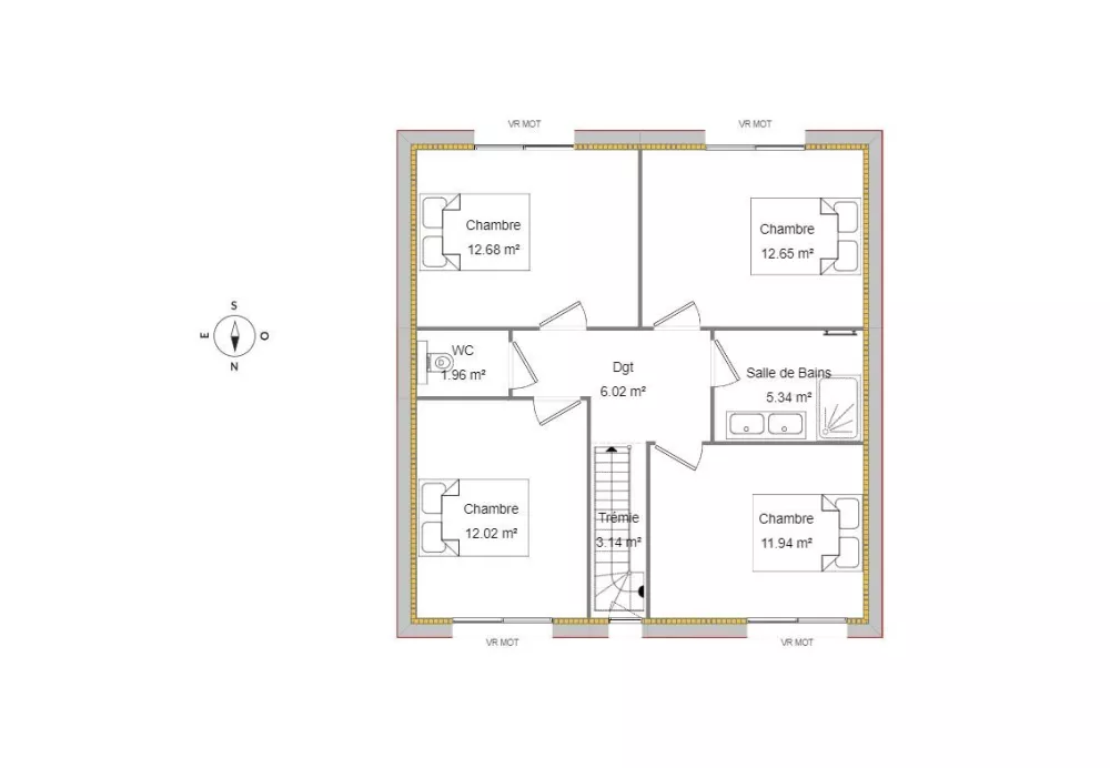 Image du modèle de maison Plan 1 étage