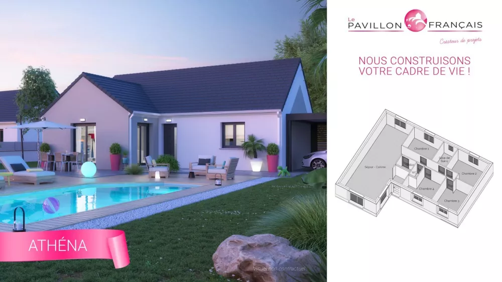 Image du modèle de maison 1 • Athéna 100