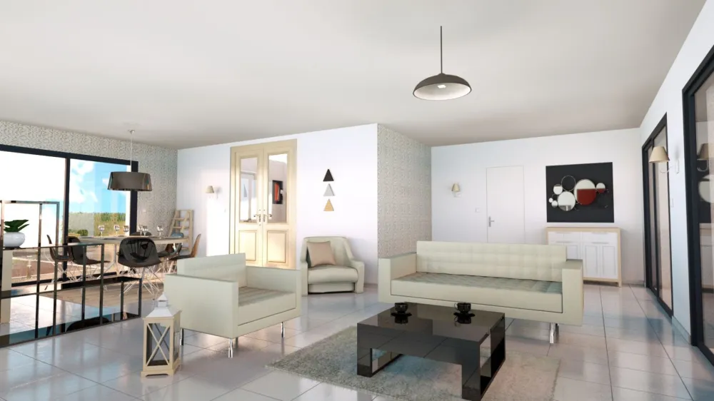 Image du modèle de maison AURORE VUE SALON