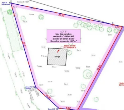 Image du modèle de maison Terrain  837 m2