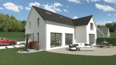 Image du modèle de maison 1 - 100 m2 - En L - Jour