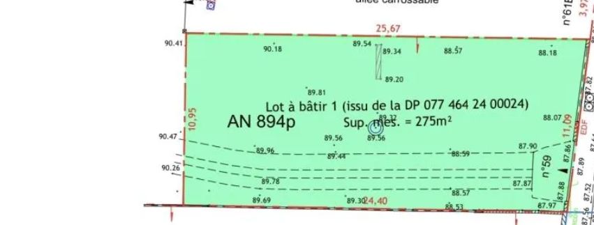 Image du modèle de maison Terrain Thorigny sur marne  275m²