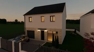 Image du modèle de maison 4 - 120 m2 -Jour- AR