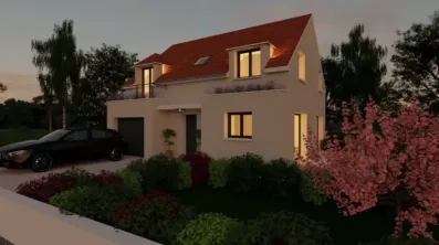 Image du modèle de maison 1 - 120 m2 - Nuit