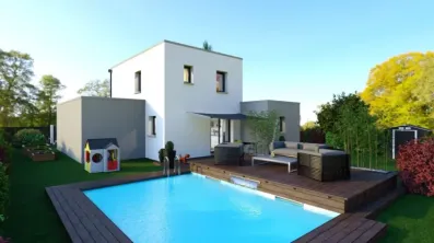 Image du modèle de maison ALICIA extérieur arrière 1