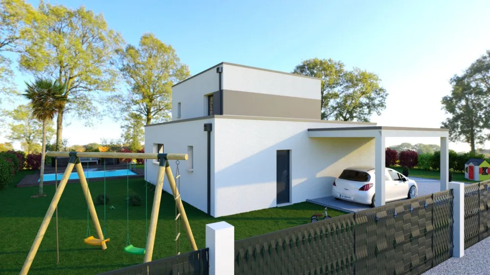 Image du modèle de maison SOFIA extérieur arrière 2