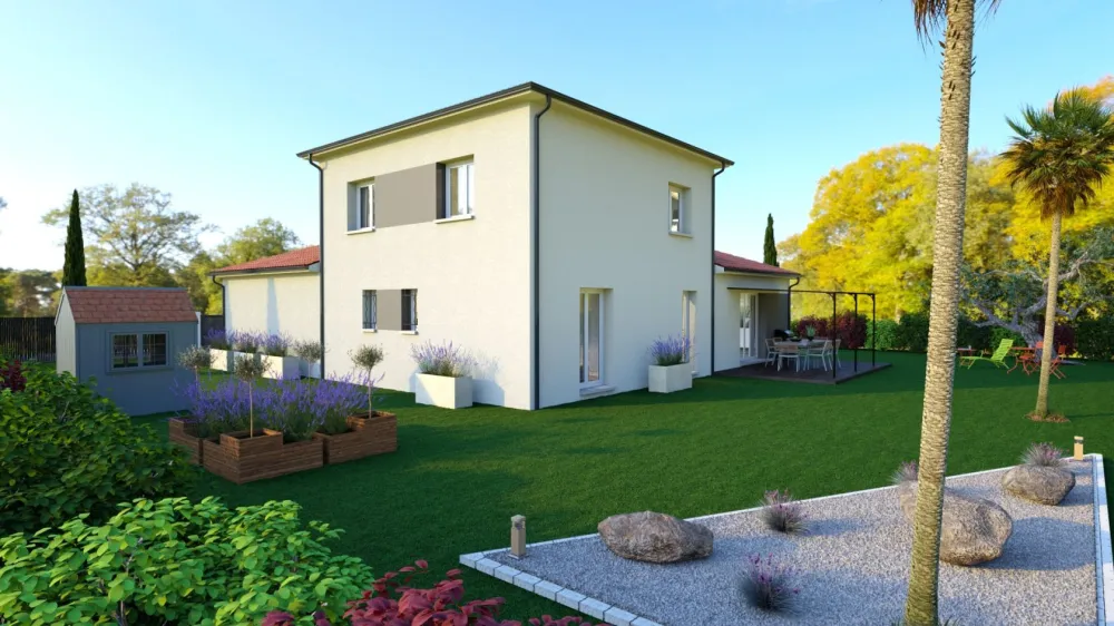 Image du modèle de maison DIANA extérieur arrière 1