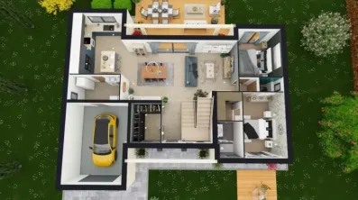 Image du modèle de maison Axo RDC