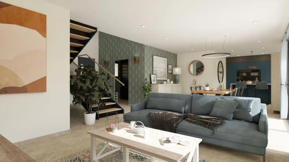 Image du modèle de maison Vué séjour 1