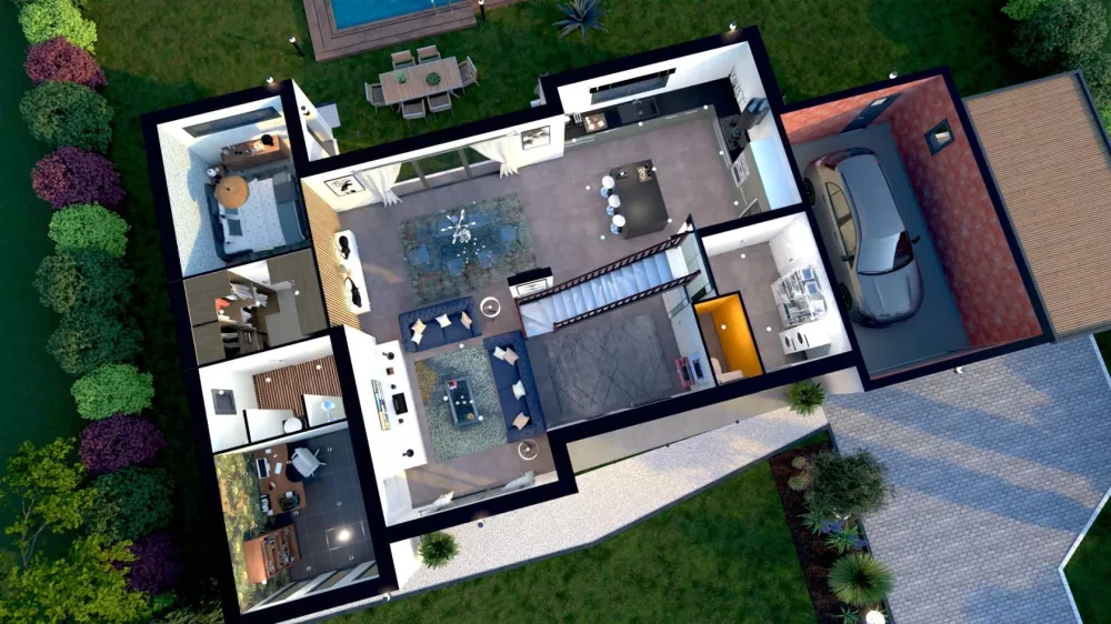 Image du modèle de maison SEATTLE AXO RDC