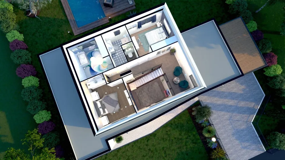 Image du modèle de maison SEATTLE AXO ETAGE