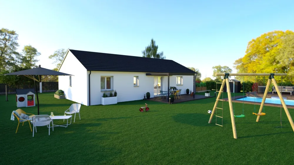 Image du modèle de maison ADRIANA extérieur arrière 2