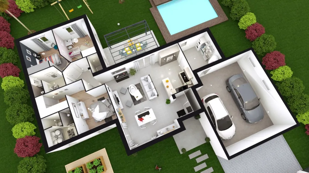 Image du modèle de maison CELIA axo