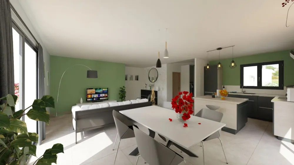 Image du modèle de maison Vue séjour