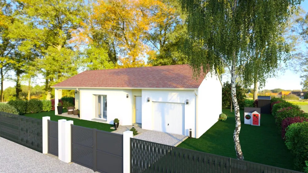 Image du modèle de maison KATIA extérieur avant 2