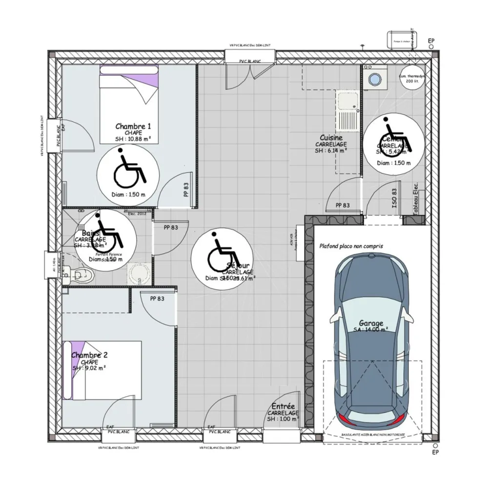 Image du modèle de maison KRAY60 - cellule