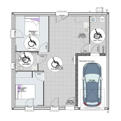Image du modèle de maison KRAY60 - cellule