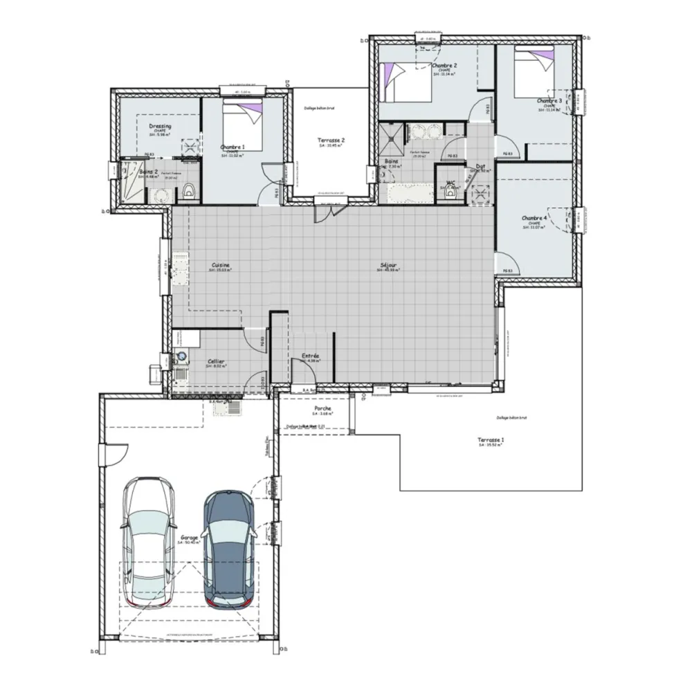 Image du modèle de maison RDC