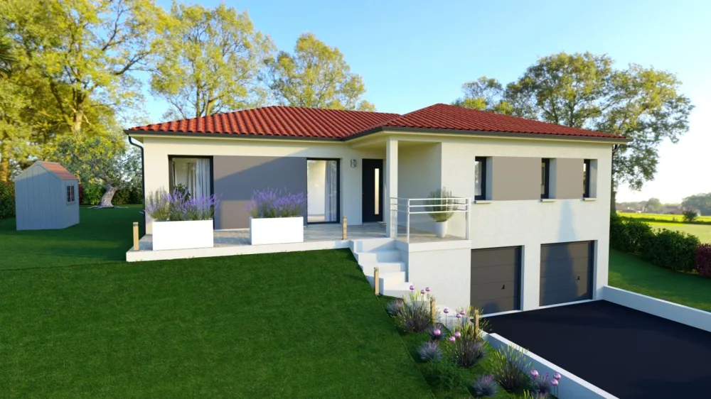 Image du modèle de maison LEA extérieur avant 1