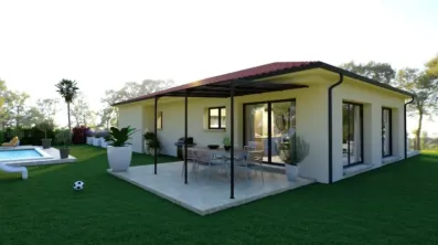 Image du modèle de maison LEA extérieur arrière 1