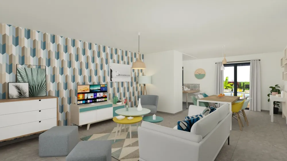 Image du modèle de maison Vue salon