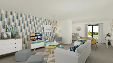 Image du modèle de maison Vue salon