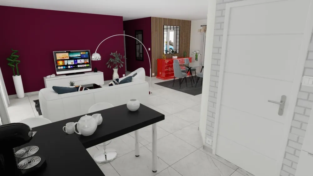 Image du modèle de maison SALON CUISINE