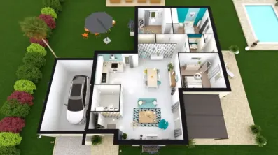 Image du modèle de maison PRISCILLIA axo