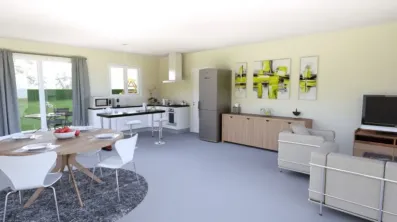 Image du modèle de maison Vue interieure maison en V paray le monial