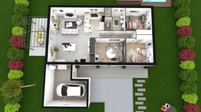 Image du modèle de maison TINA axo